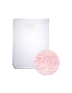 Drap housse éponge : rose pale