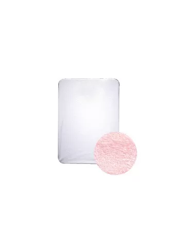 Drap housse éponge : rose pale
