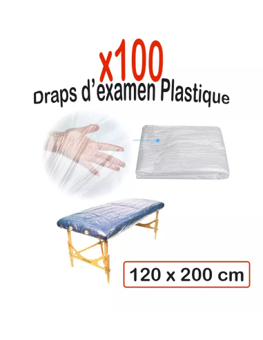 Drap Examen Plastique (120 x 200 cm)