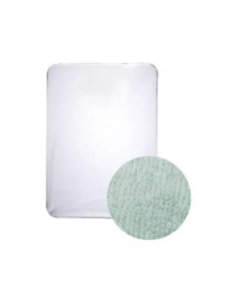 Drap housse éponge : vert pastel