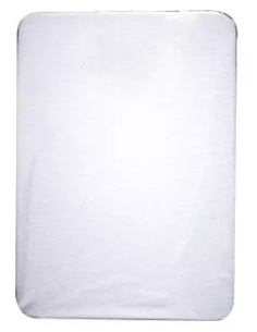 Drap housse éponge : blanc