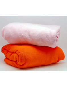 Drap housse éponge : rose pale 2